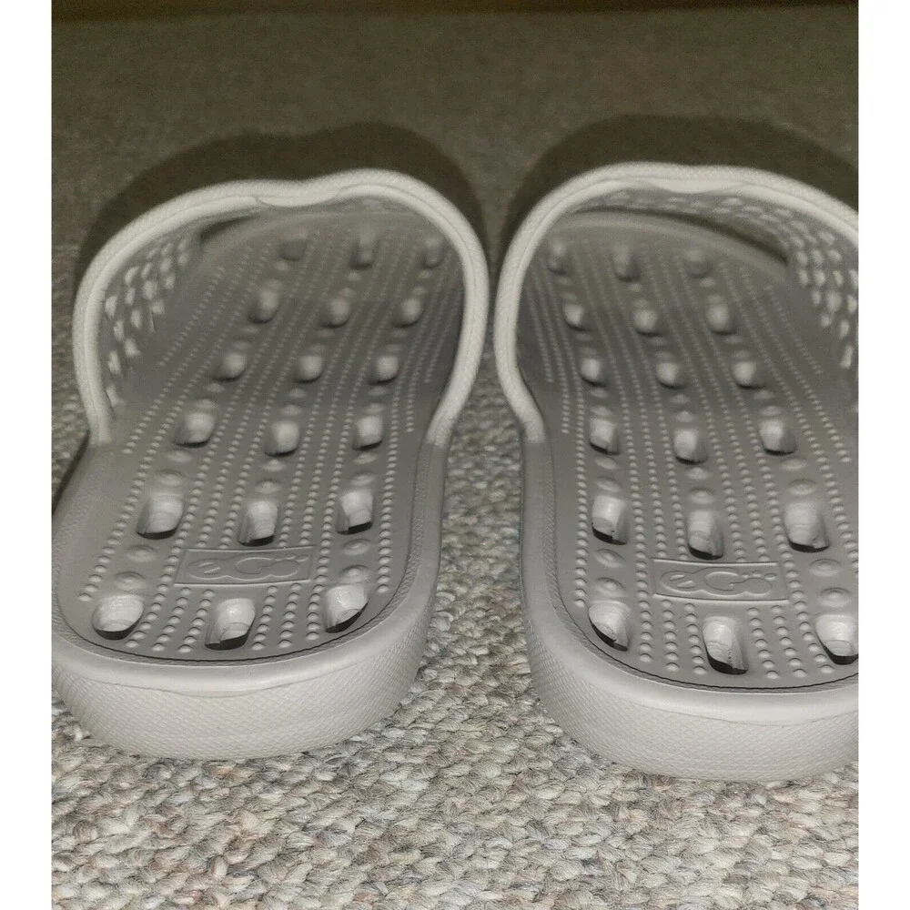 Ego Slide Unisex Sandals Rubber Slip On Grey Size 42-43